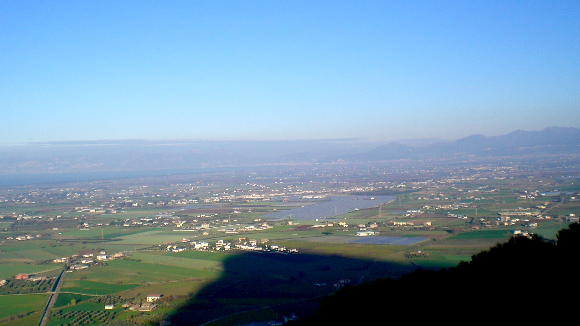 Vista della Piana del Sele in provincia di Salerno